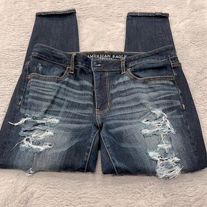 American Eagle Jeggings. 360 stretch low waist jeans. Size 12 regular women’s.